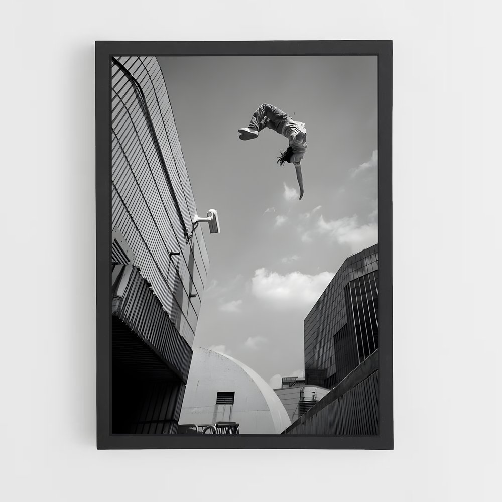 Poster Urban Leap – affiche Parkour et freerun (vue 2)